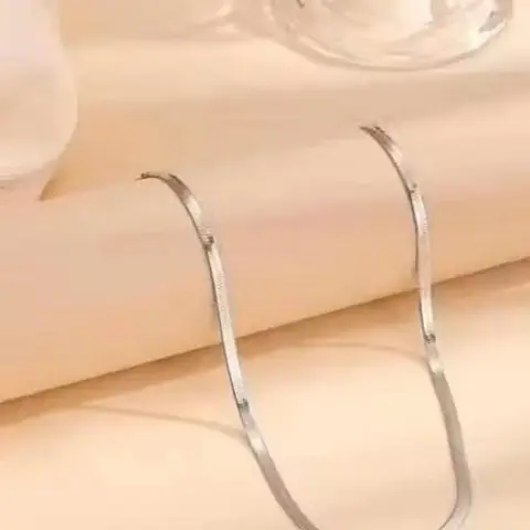 Anti Tarnish - Silver Plated Snake Chain
