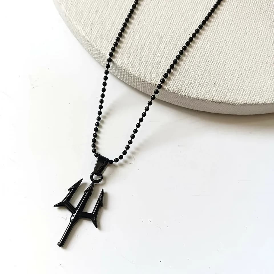 Spiritual Trishul Pendant Necklace – Sacred Power & Style For Men